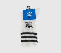 adidas Mid Cut Crew Sock 3Pack-Men Clothing & Accessories
