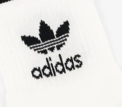 adidas Mid Cut Crew Socks 3 Pack-Men Clothing & Accessories