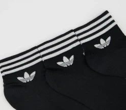adidas Trefoil Ankle Socks 3 Pack-Men Clothing & Accessories