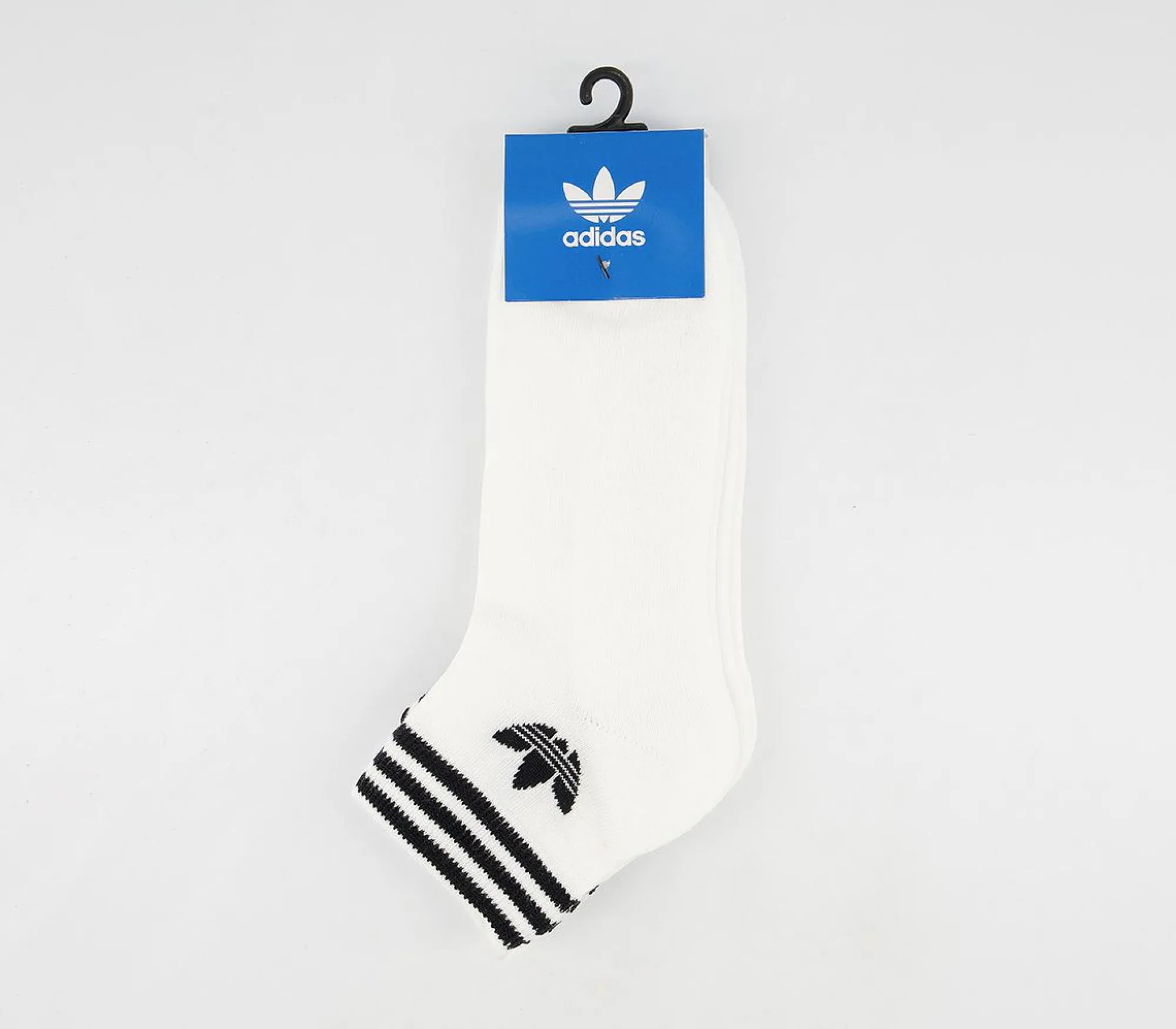 adidas Trefoil Ankle Socks 3 Pack-Men Clothing & Accessories