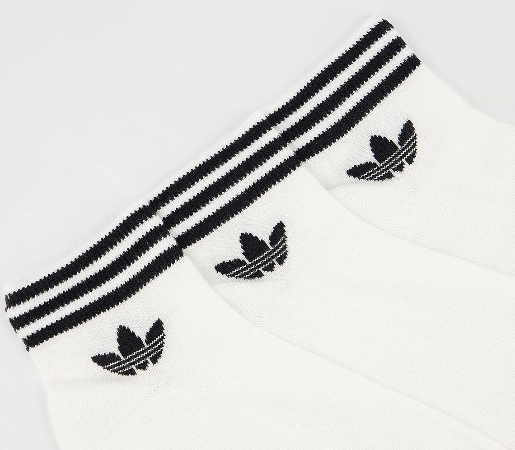 adidas Trefoil Ankle Socks 3 Pack-Men Clothing & Accessories