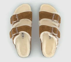 BIRKENSTOCK Arizona Shearling Sandals-Men Sandals & Slides