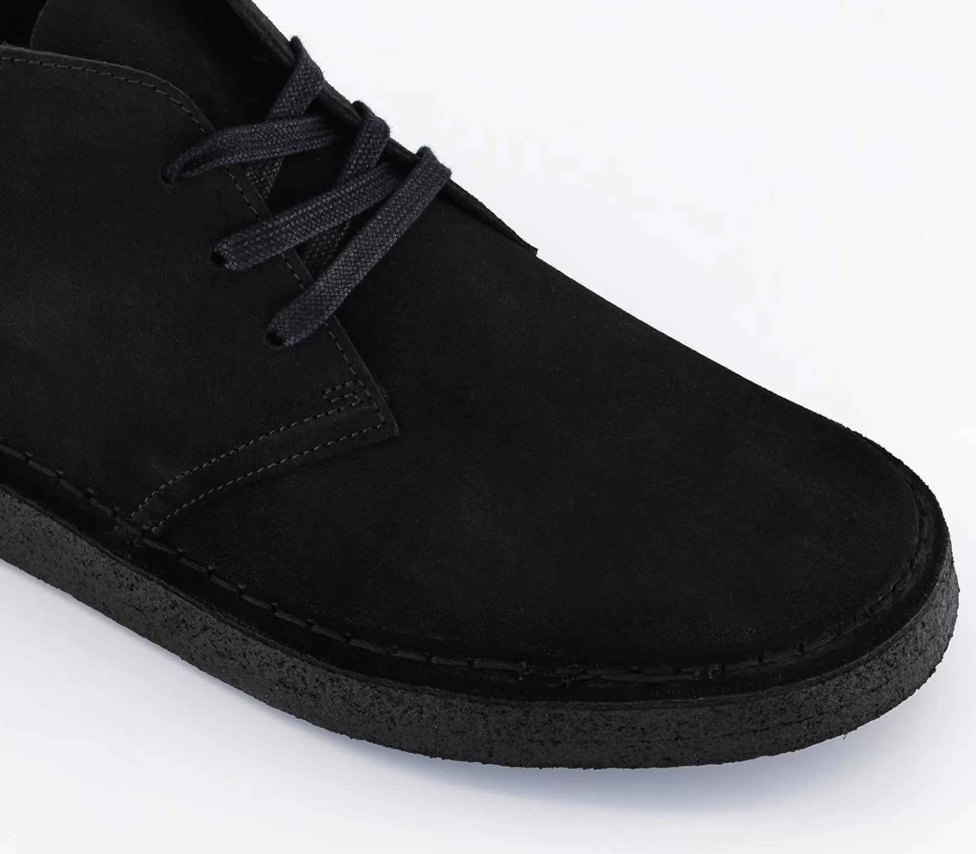 Clarks Originals Mens Desert Coal Boots-Men Casual Shoes & Boots