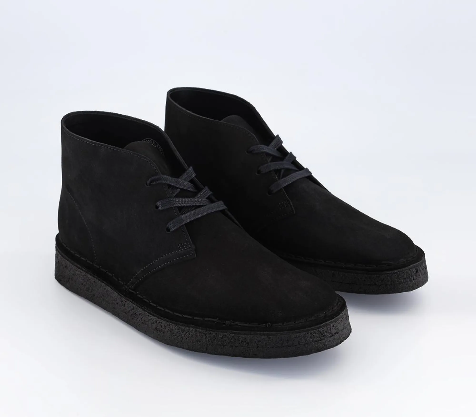 Clarks Originals Mens Desert Coal Boots-Men Casual Shoes & Boots