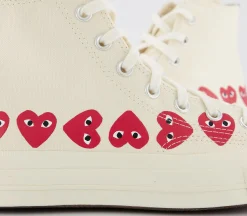 Comme Des Garcons Converse Chuck Taylor Hi 70S X Play Cdg Trainers-Women Classic Trainers