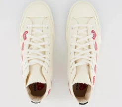 Comme Des Garcons Converse Chuck Taylor Hi 70S X Play Cdg Trainers-Women Classic Trainers