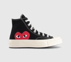 Comme Des Garcons Converse Chuck Taylor Hi 70S X Play Cdg Trainers-Women Classic Trainers