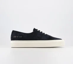 Common Projects Four Hole In Suede Trainers-Men Premium Trainers