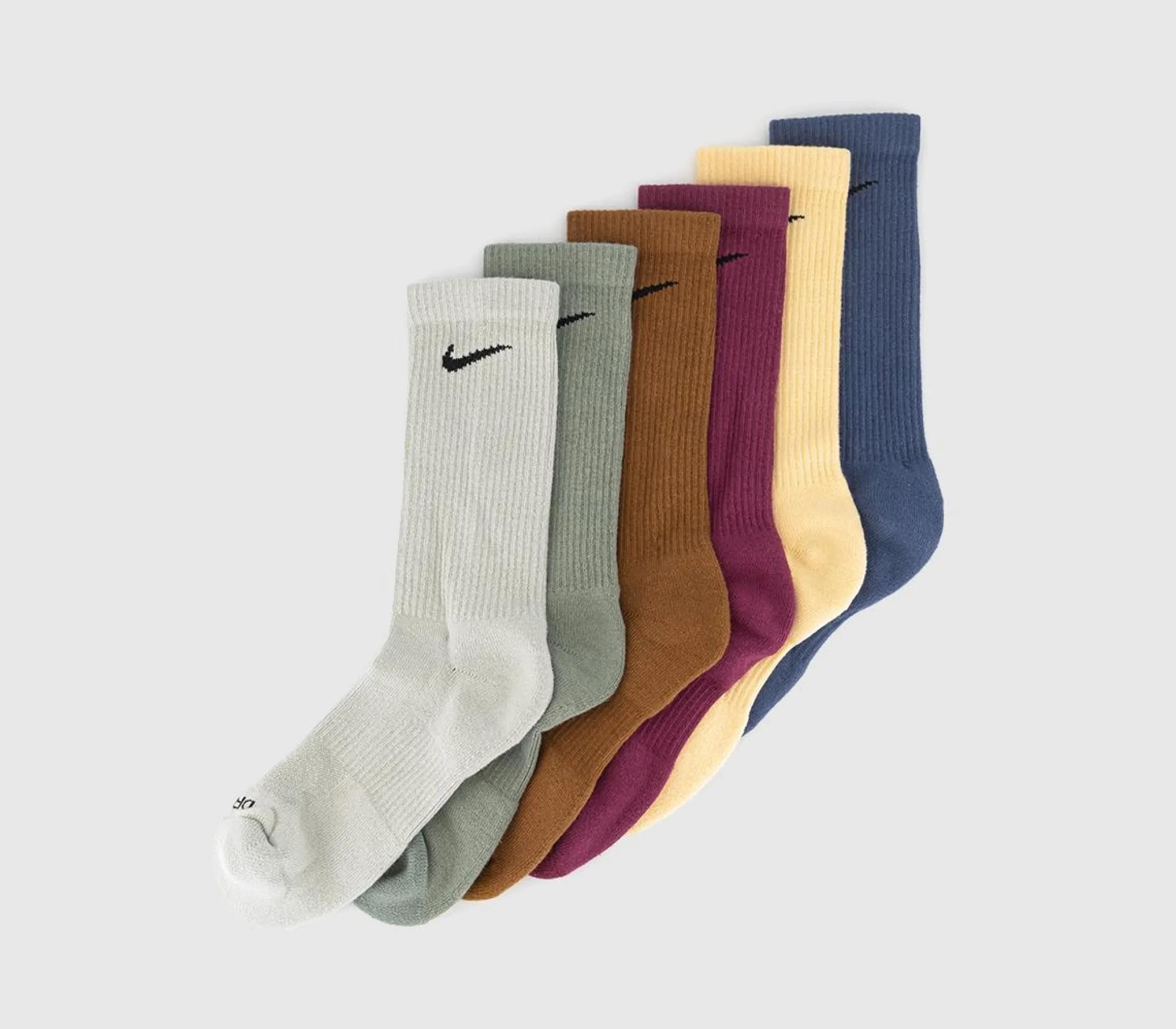 Nike Crew Socks 6 Pairs-Men Clothing & Accessories