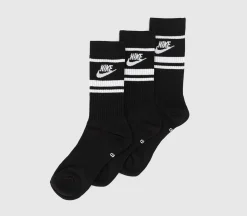 Nike Crew Socks 3 Pairs-Men Clothing & Accessories