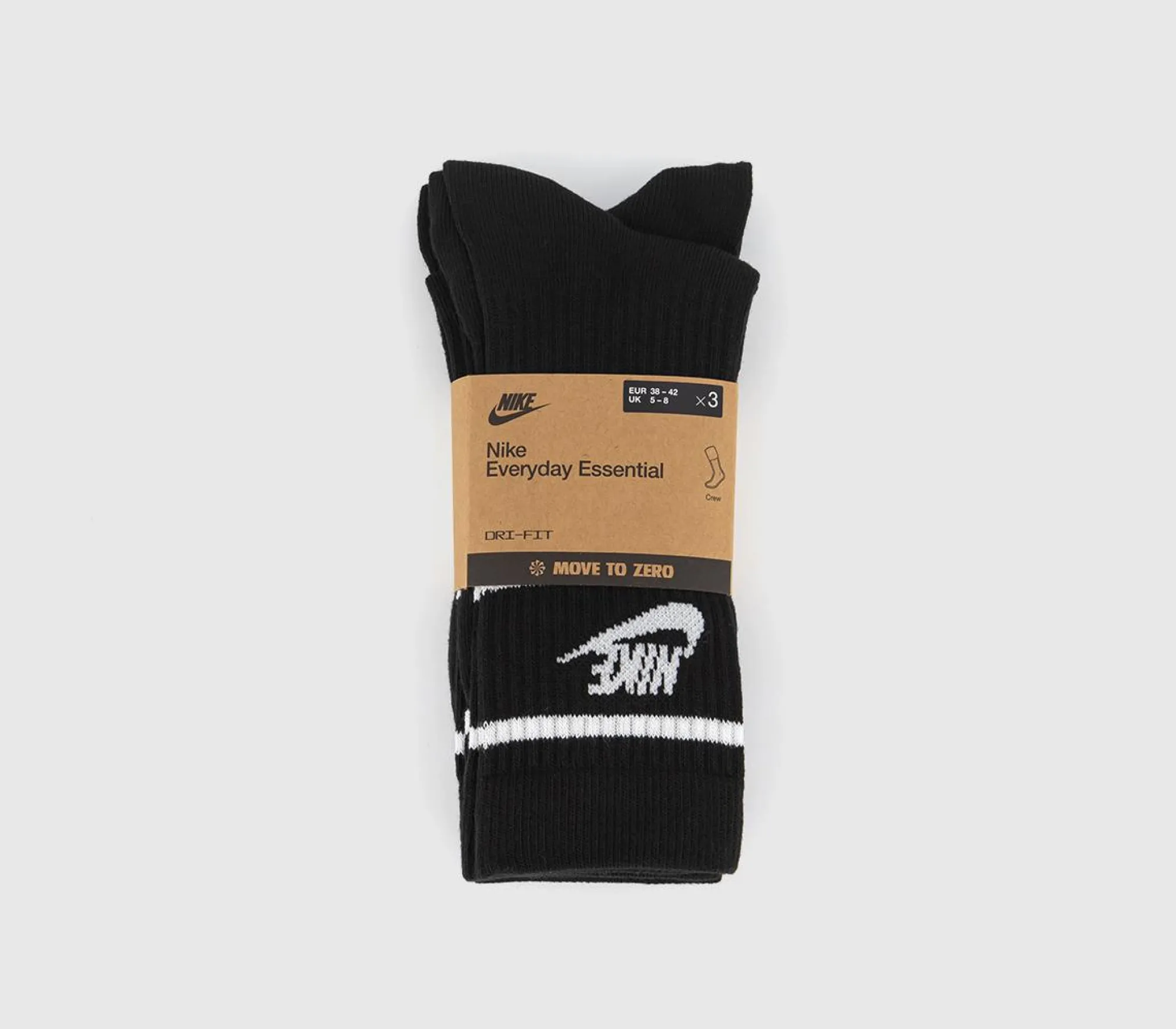 Nike Crew Socks 3 Pairs-Men Clothing & Accessories